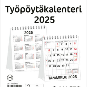 Työpöytäkalenteri 2025