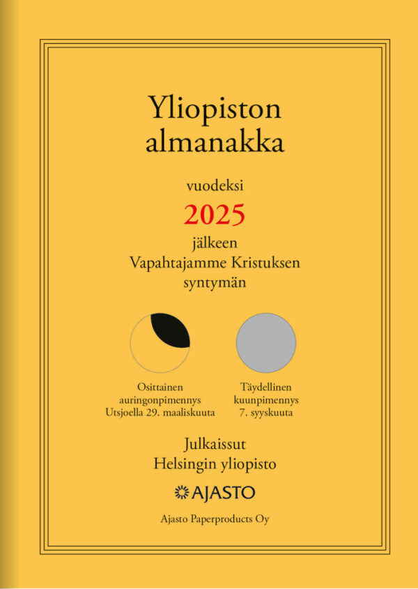 Yliopiston almanakka A6 2025