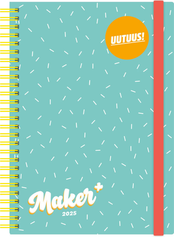 Maker+ 2025 pöytäkalenteri