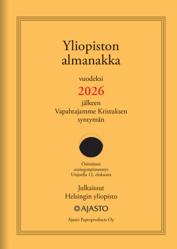 Yliopiston almanakka A6 2026