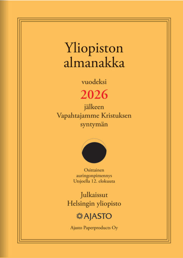 Yliopiston almanakka A4 2026